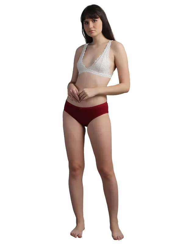 Maroon_Cotton_Hipster_Brief_Panty_For_Women