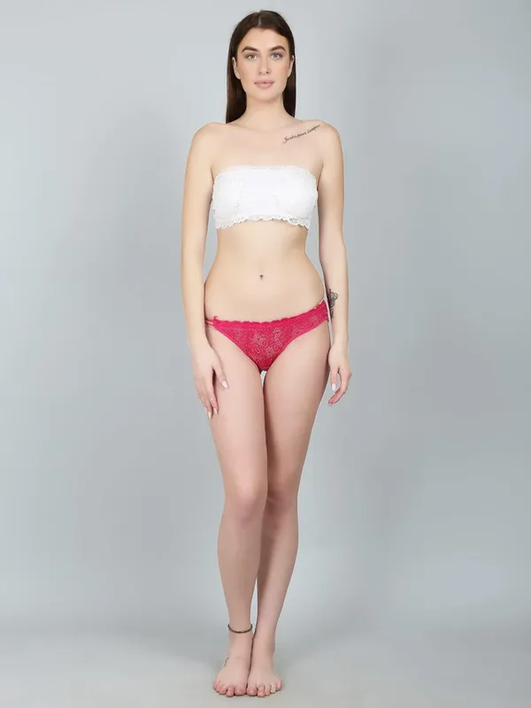 Pink_Nylon_Hipster_Brief_Panty_For_Women