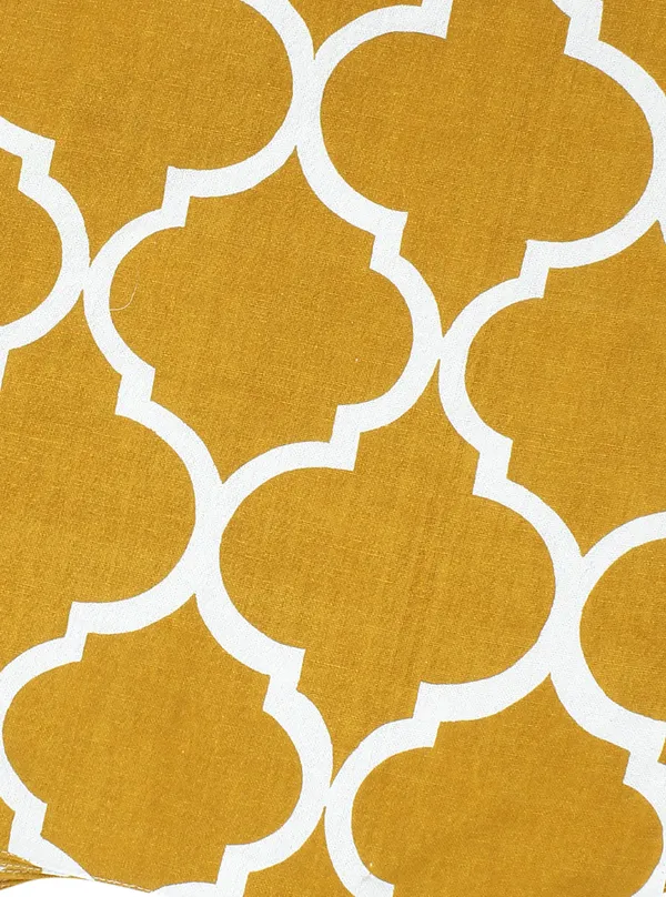 Pack_for_18_Pieces_Cotton_Yellow_Ogee_Printed_Place_Mat_With_Napkin_Set_for_Dining_and_Center_Table