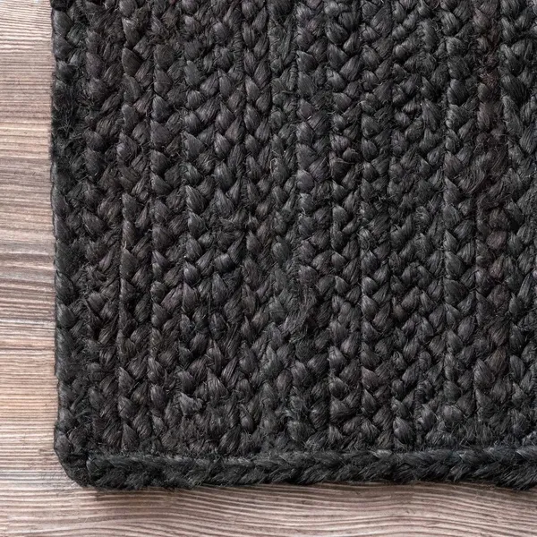 Natural_Jute_Rugs_Black_Carpet_Traditional_Braided_Reversible_Carpet