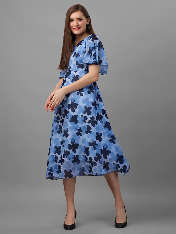 Navy_Blue_&_Sky_Blue_Floral_Georgette_Maxi_Dress