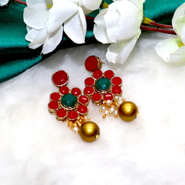 Red_Alloy_Copper_Jewellery_Set_For_Women