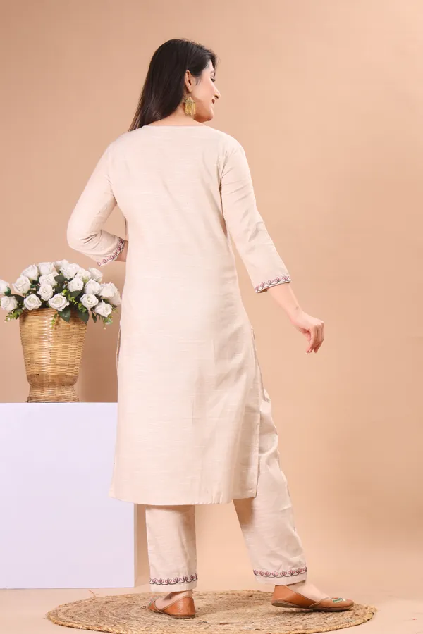 Beige_Handloom_Cotton_Salwar_Kurta_Dupatta_For_Women