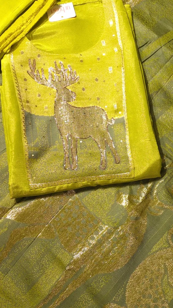 Neon_Green_Shimmer_Suit_For_Women