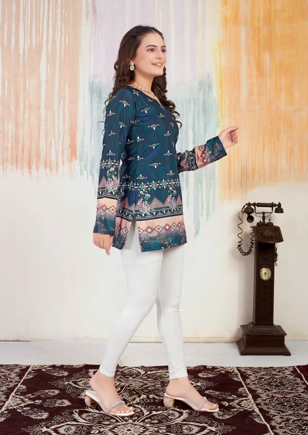 New_Daman_Patta_Short_Cotton_kurta_With_Long_Sleeves