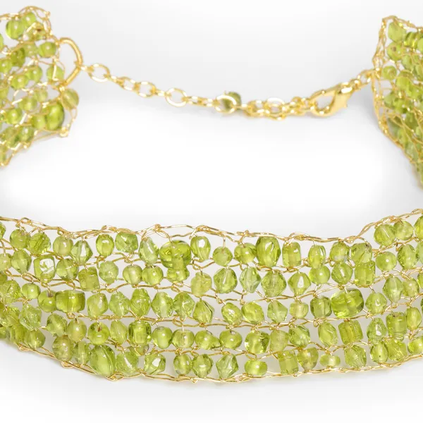 Green_Fancy_Beaded_Croshe_Choker_For_Women