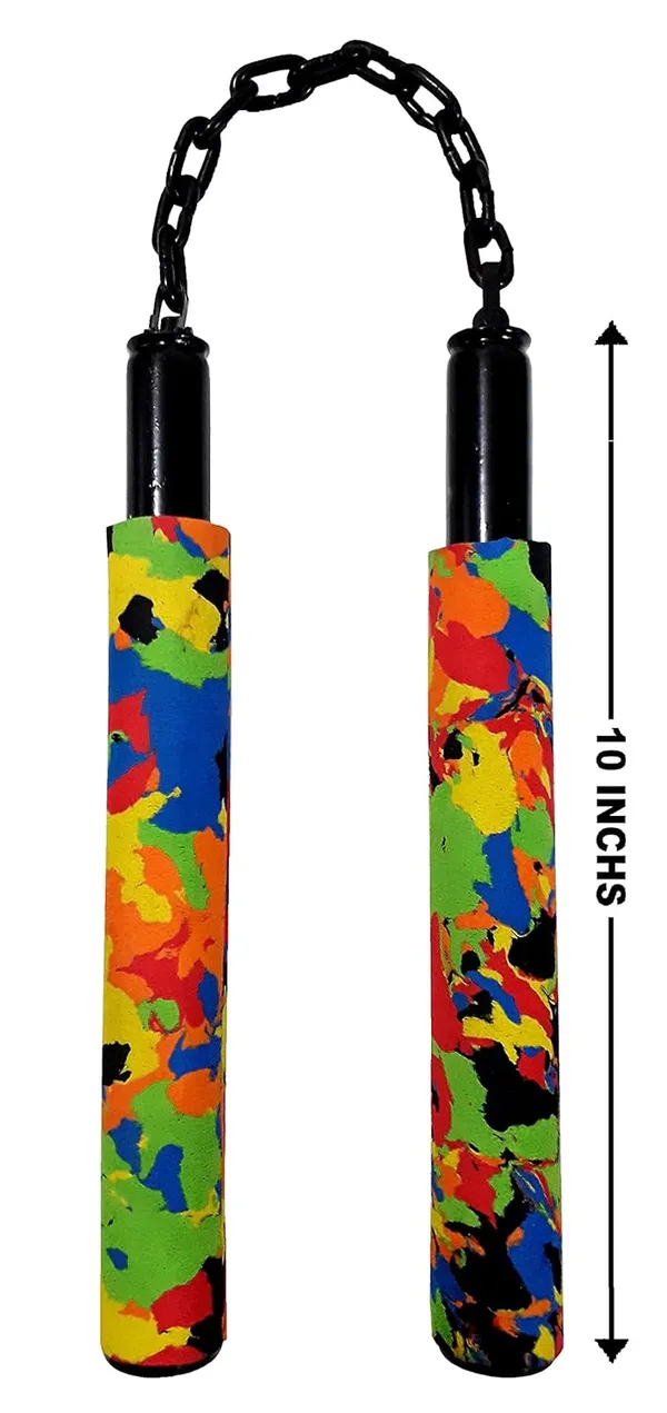 Multicolor_Karate_Foam_Nunchakus
