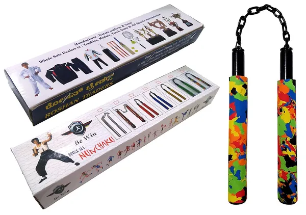Multicolor_Karate_Foam_Nunchakus