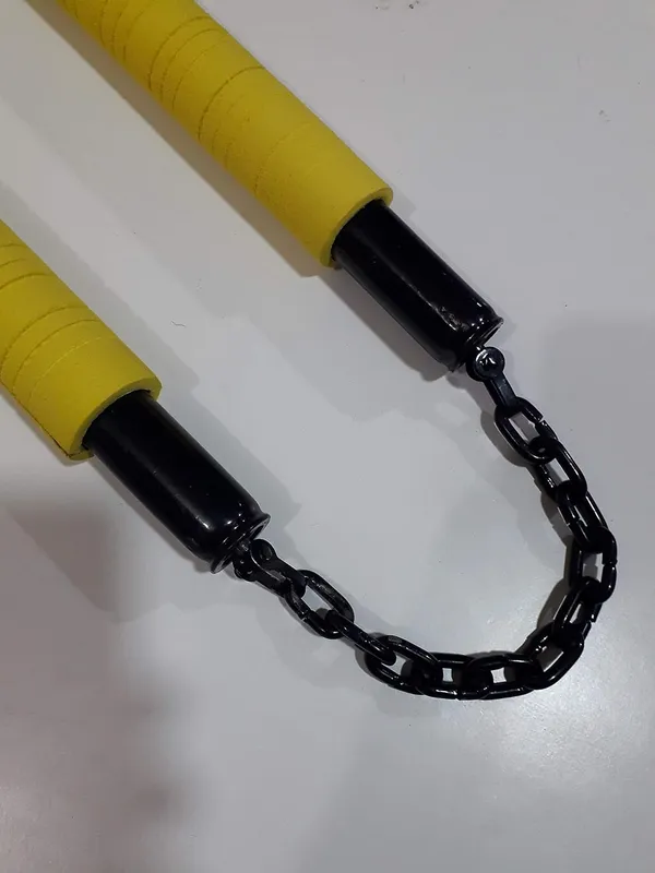 Yellow_Karate_Foam_Nunchaku