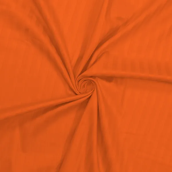 _100%_Cotton_220_TC_Italian_Stripes_Flat_King_Size_Bedsheet_With_2_Pillow_Cover_(108_x_108_Inch,_ORANGE)