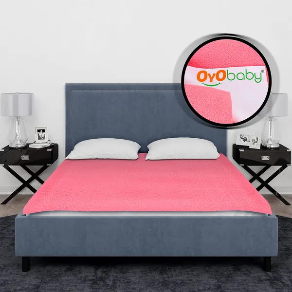 OYO BABY Dry Sheet for Double Bed King Size Bed Protector Waterproof for Baby Dry Sheets for Baby Water Proof Bed Sheets for Kids urine 260x200 cm Price in