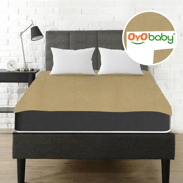 Waterproof_Soft_Cotton_Baby_Dry_Sheet_For_Baby_|_Quick_And_Extra_Absorbent_Washable_Mattress_Protector_|_Bed_Pad_For_Toddler_Baby_&_Adult_-_Single_Bed_-_(72"_X_36")_-_Beige