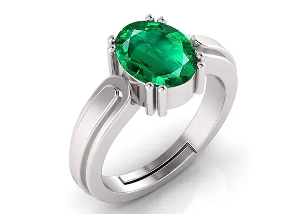 Panna_Stone_Created_Panna_Stone_Emerald_Ring_Adjustable_Woman_Man_Ring