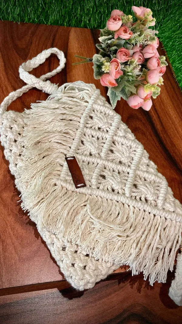 Bantrick s Stylish Macrane Ecofriendly Handmade Handbags Price in India Buy Bantrick s Stylish Macrane Ecofriendly Handmade Handbags online at undefined