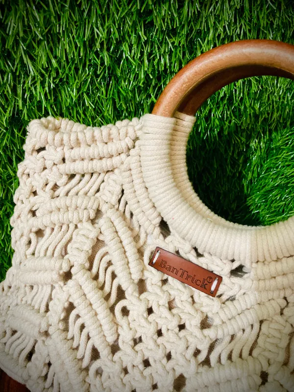 Bantrick Bantrick s Stylish Macrane Ecofriendly Handmade Handbags Price in India Buy Bantrick Bantrick s Stylish Macrane Ecofriendly Handmade Handbags online at undefined