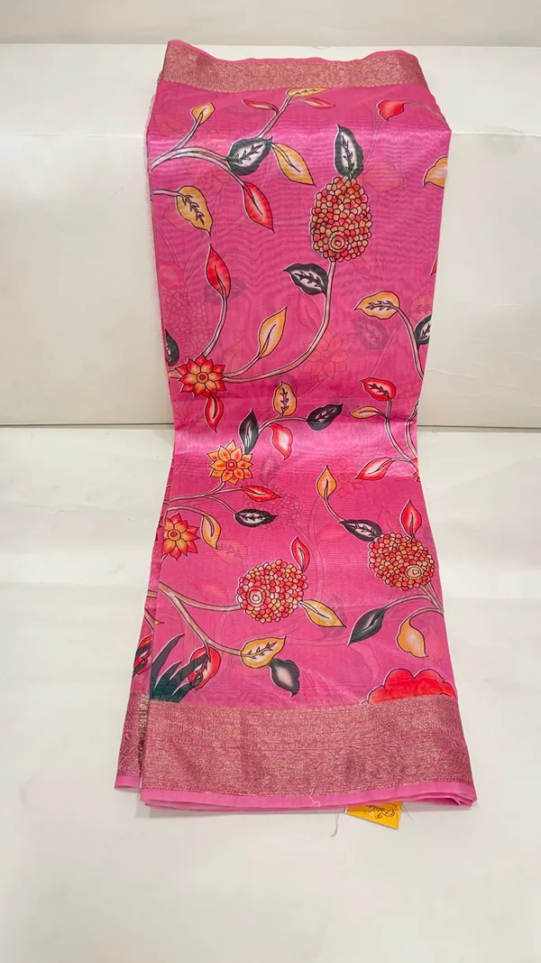 Humairah_Presents_Pink_Warm_Silk_Floral_Alfi_Jaal_Digital_Print_Copper_Zari_Border_Banarasi_Saree_with_Pink_Chunri_Booti_Blouse