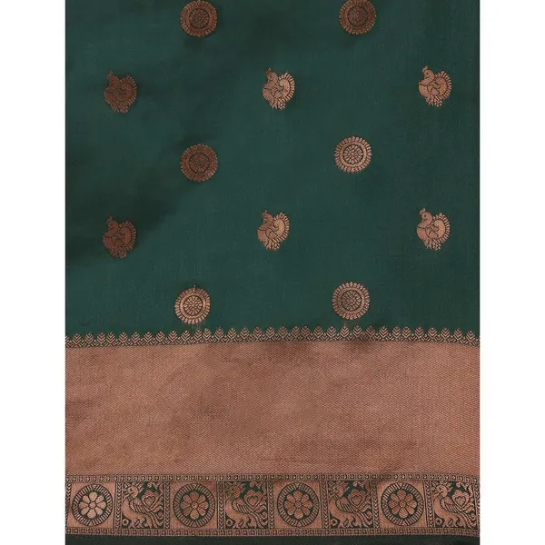 Green_Woven_Kanjivaram_Silk_Saree_with_Saree_Cover