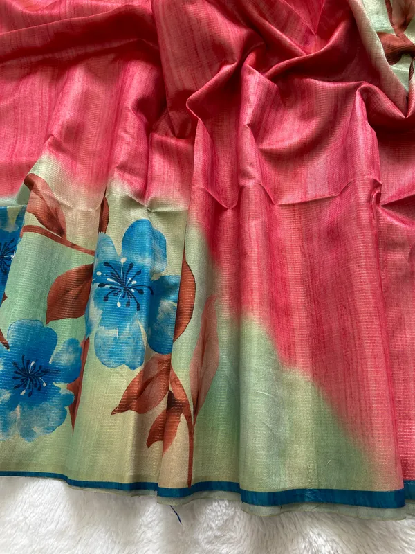 Lavanya_Pink_–_Graceful_Navratri_Special_|_Soft_Tussar_Silk_Saree_with_Print,_Zari_Line_Saree_&_Print_Blouse_with_Tassels