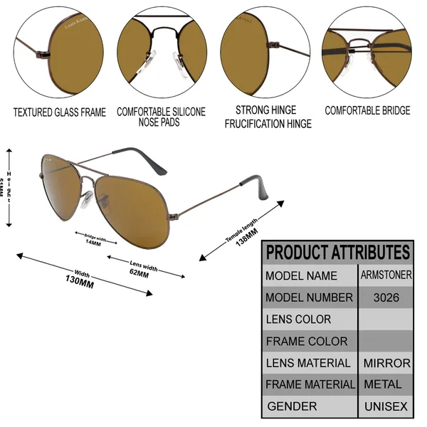 Louis_Kouros_Brown_Armstoner_Mirrored(Glass),_UV_Protection,_Toughened_Glass_Lens,_UV_Protection,_Night_Vision,_Aviator_Sunglasses_(62)__(For_Men_&_Women,_Brown)