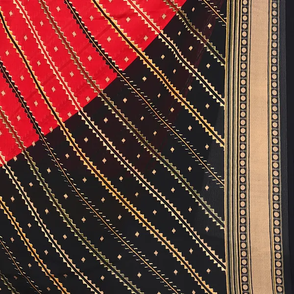 Rekha_Maniyar_Women's_Georgette_Fancy_Leheria_Printed_Saree_With_Unstitched_Blouse