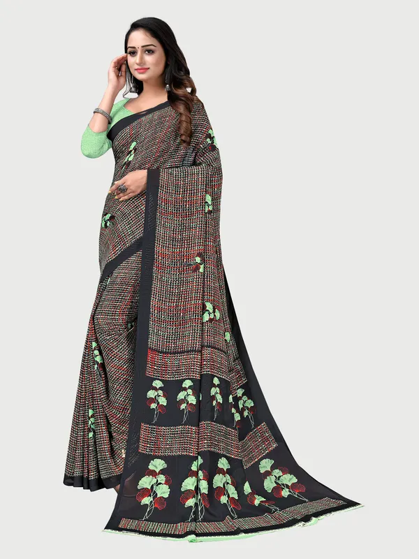 Rekha_Maniyar_Womens_Fancy_Floral_Printed_Georgette_Saree_with_Unstitched_Blouse