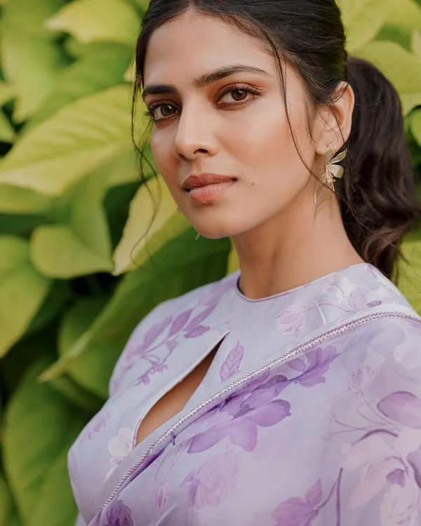 Amaya_Lilac_Floral_Printed_Organza_Saree