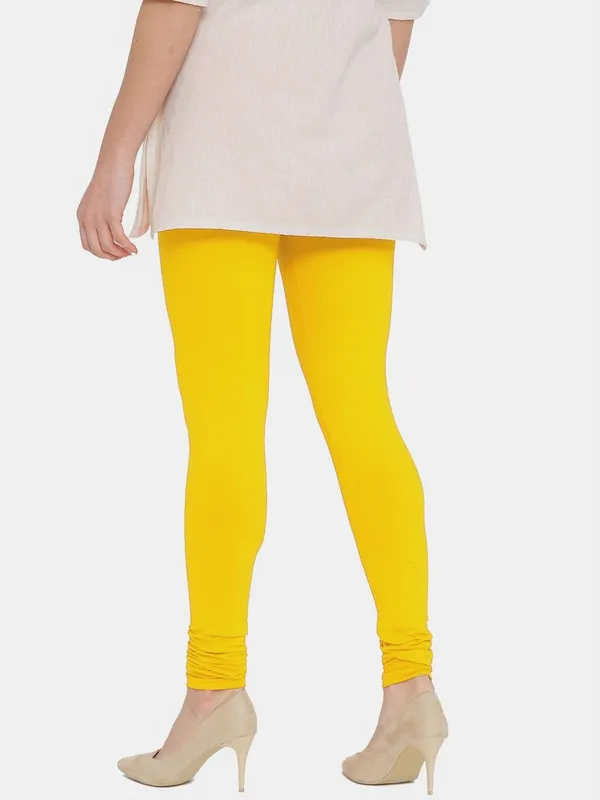 Pink_Cotton_Strechable_Churidar_Full_Length_Leggings_For_Women
