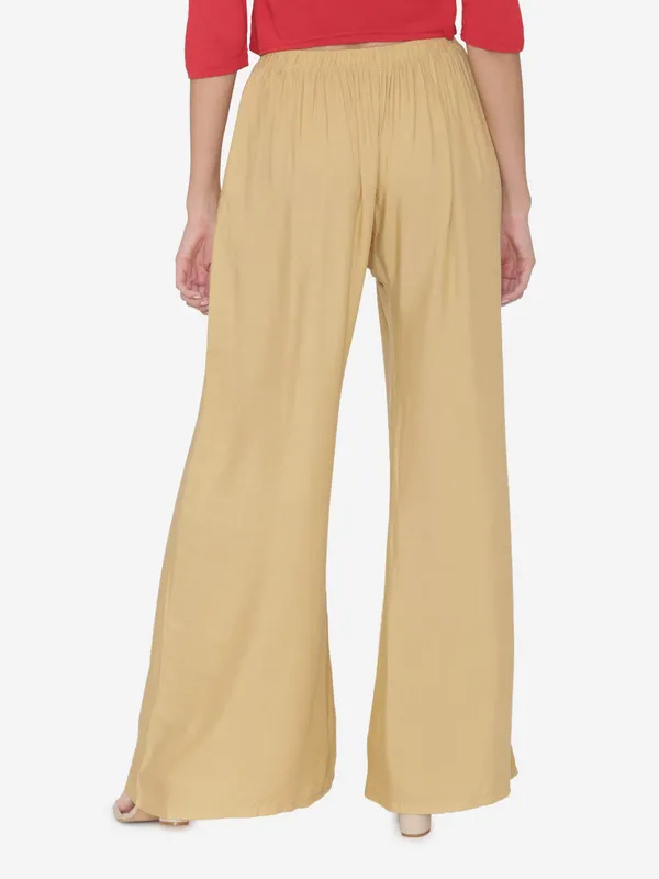 Beige_Rayon_Wide_Leg_Ethnic_Wear_Palazzo_Pant_For_Women