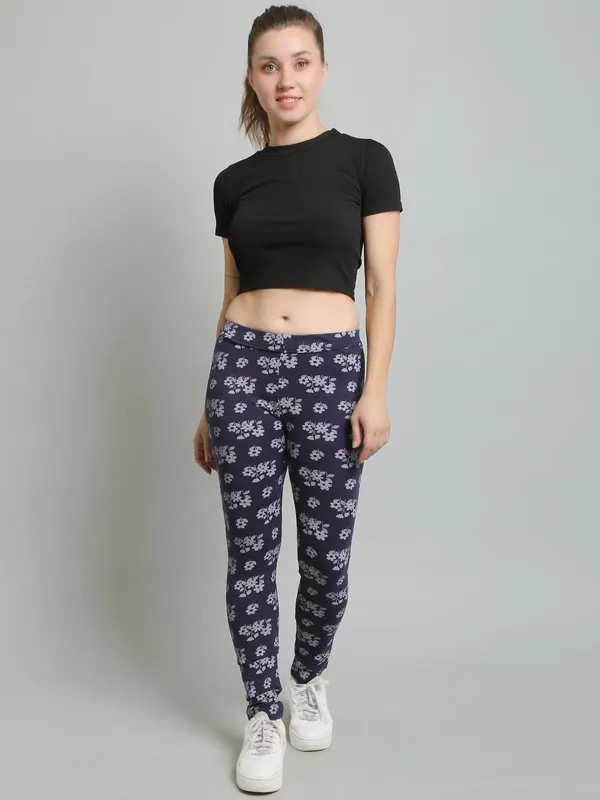 Blue_Cotton_Floral_Print_Imported_Regular_Fit_Leggings_For_Women
