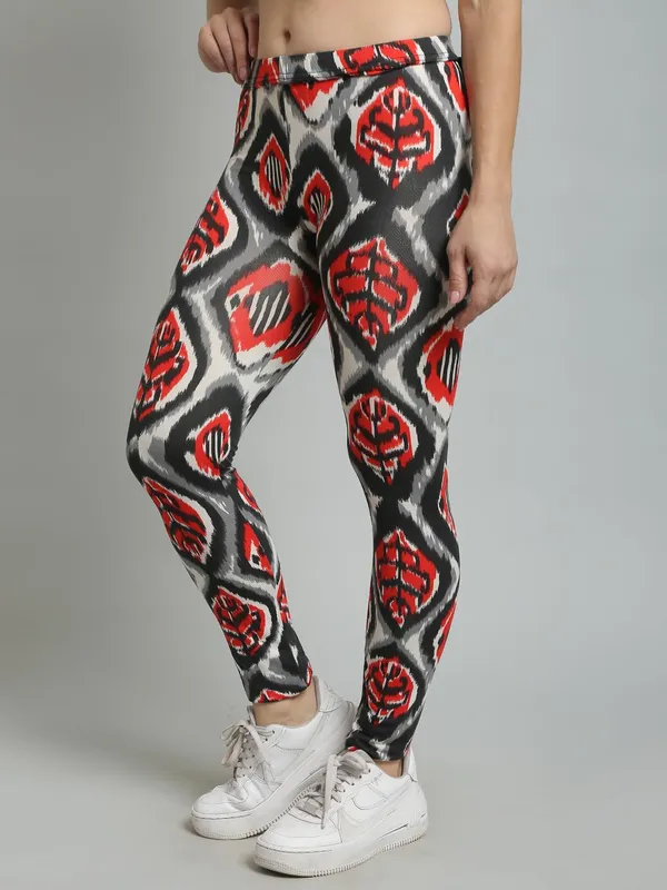 Multi93_Lycra_Abstract_Print_Slim_Fit_Ankle_Leggings_For_Women