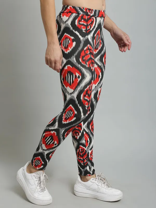 Multi93_Lycra_Abstract_Print_Slim_Fit_Ankle_Leggings_For_Women