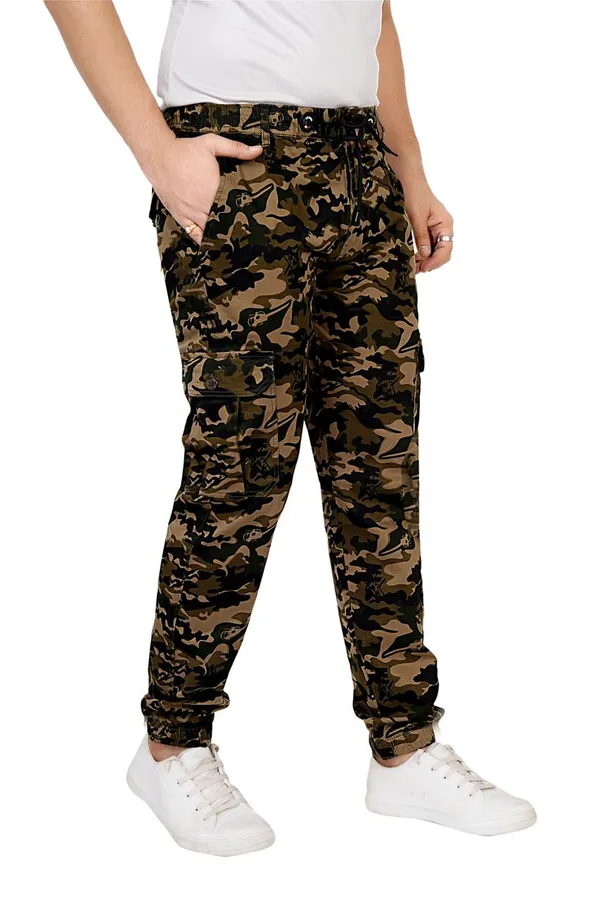 Green_Camo_Printed_7_Pocket_Cargo_Joggers_For_Men