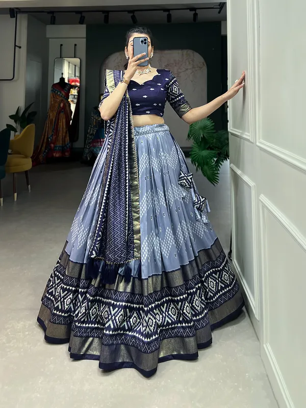 N.Blue_Premium_&_Elegant_Dola_Silk_Lehenga_Choli_For_Women