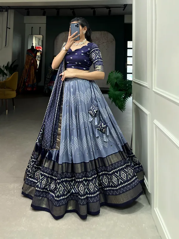 N.Blue_Premium_&_Elegant_Dola_Silk_Lehenga_Choli_For_Women