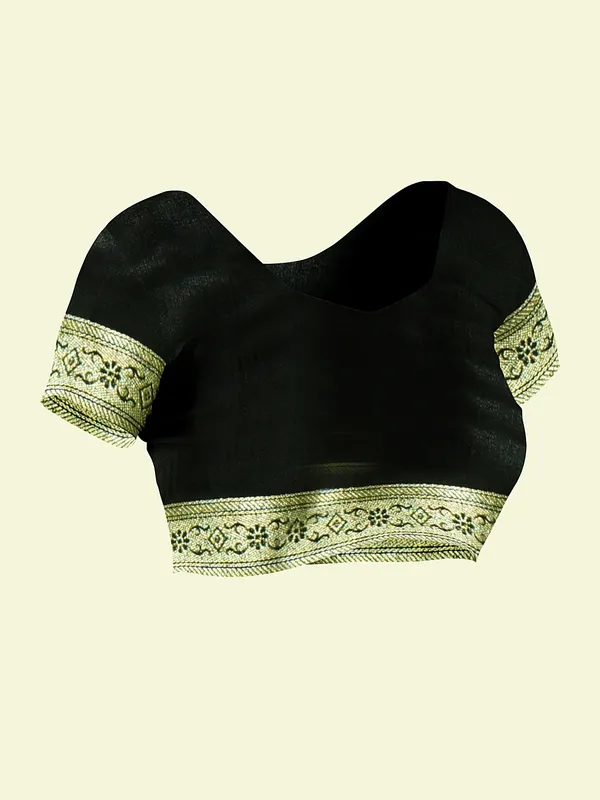 Black_Satin_Silk_Banarasi_Sarees_For_Women