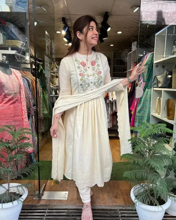 Off_White_Cotton_Dobby_Embroidered_Kurta_and_Pant_with__Dupatta_Set
