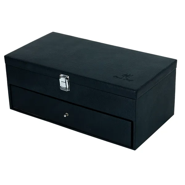 Watch_Box_Organizer_Holder_Jewelry_Accessories_Display_Storage_Case_Watch_Organiser_Collection_Box_24_Slots_In_PU_Leather_For_Men_Women_Black_Color