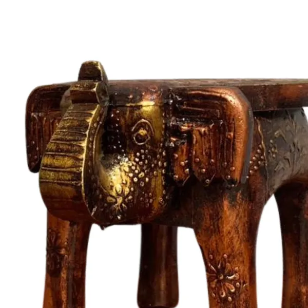 Handicrafy_Hand_Painted_Decorative_wooden_Elephant_Stool
