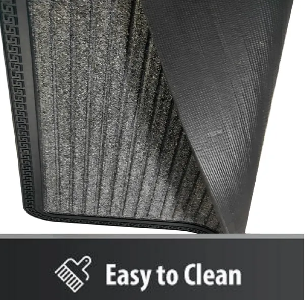 Pack_of_2__Micro_Fiber_Rubber_Moulded_Doormats_Entrances_Driver_Foot_Mat_Grey