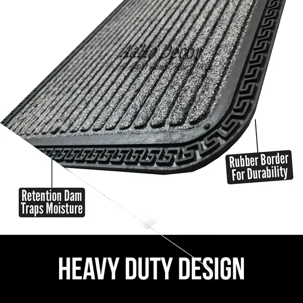 Pack_of_2__Micro_Fiber_Rubber_Moulded_Doormats_Entrances_Driver_Foot_Mat_Grey