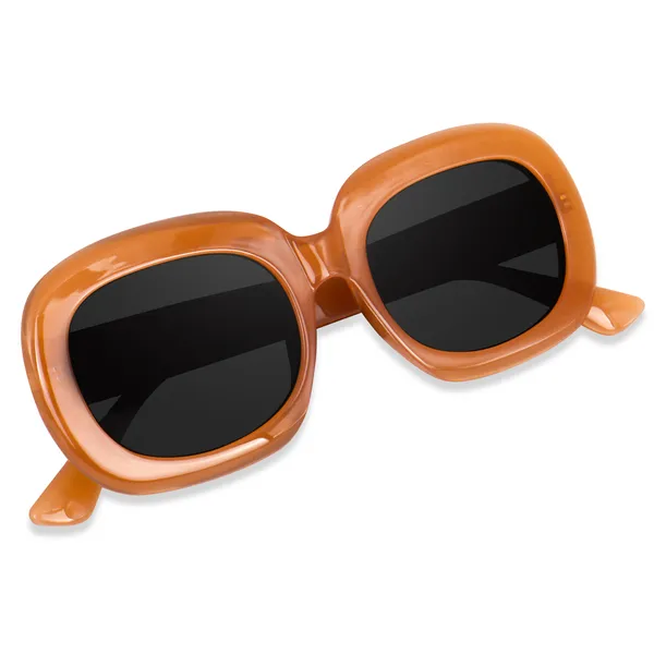 Orange_Oversized_Square_UV/UB_Protected_Sunglasses_-_For_Women_(3364OG)