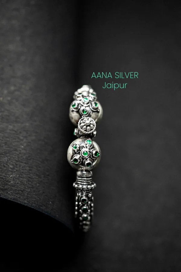 925_Pure_Sterling_Silver_|_Saundarya_Statement_Kada_|_Well_Stamped_&_Hallmarked
