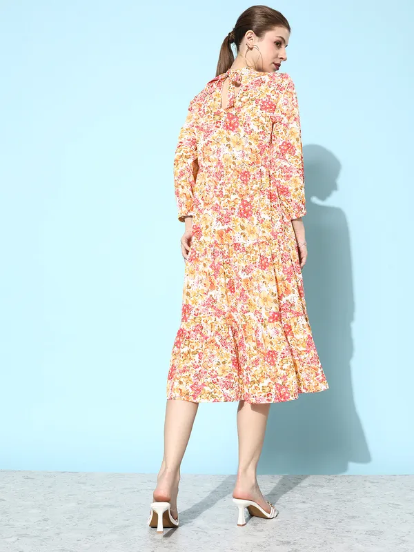 Multicolor_Crepe_Fit_and_Flare_Dress_For_Women