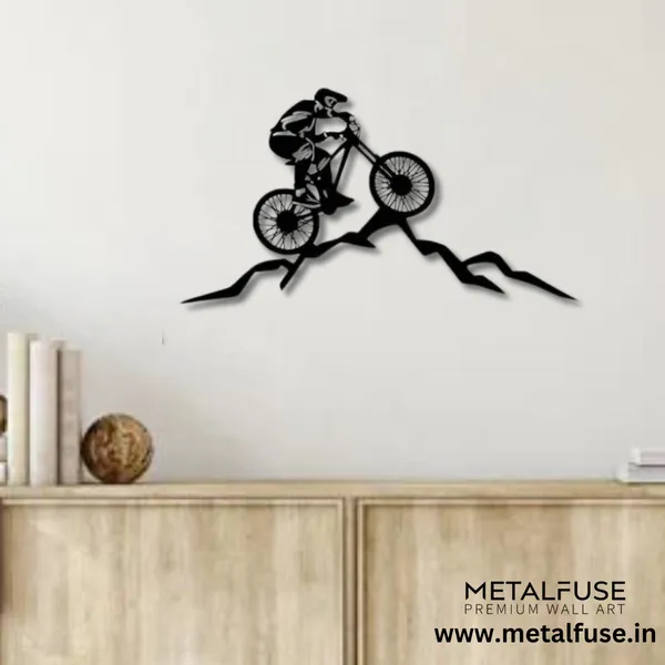 Wooden_Wall_Art_for_Home_Decoration__|_Mountain_Biker__|_Black