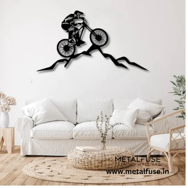 Wooden_Wall_Art_for_Home_Decoration__|_Mountain_Biker__|_Black