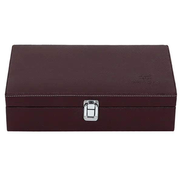 Watch_Box_Organizer_Holder_Jewelry_Accessories_Display_Storage_Case_Watch_Organiser_Collection_Box_10_Slots_In_PU_Leather_For_Men_Women_Black_Color