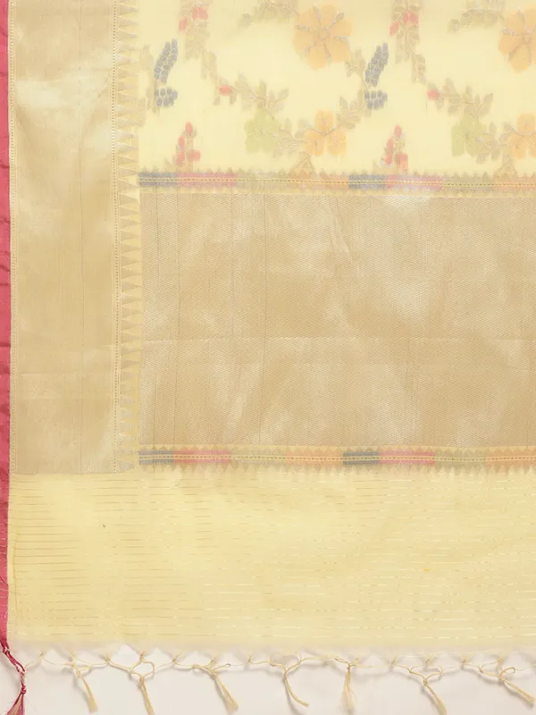 Yellow_Masrise_Cotton/Cotton_Banarasi_Sarees_For_Women