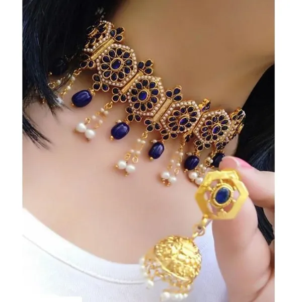 Blue_Kundan_Necklace_Set_For_Women.