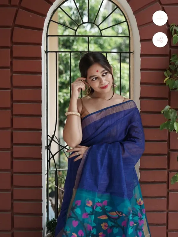 Women's_Kanjivaram_Banarasi_Soft_Cotton_Silk_Zari_Woven_Saree_With_Blouse_Piece_With_Blouse_Piece
