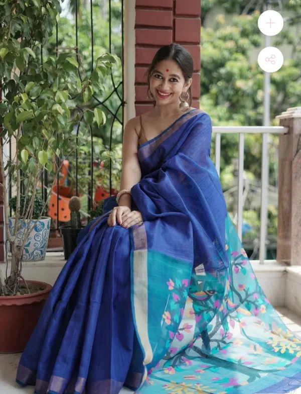 Women's_Kanjivaram_Banarasi_Soft_Cotton_Silk_Zari_Woven_Saree_With_Blouse_Piece_With_Blouse_Piece